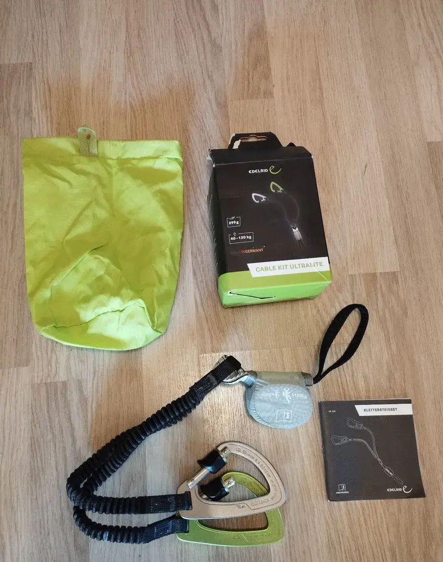 Nový Edelrid Via Ferrata set Cable Kit Ultimate VII