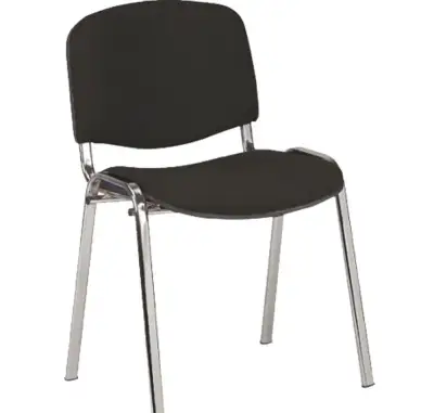 Konferenční židle ISO (černá látka) - různé rámy