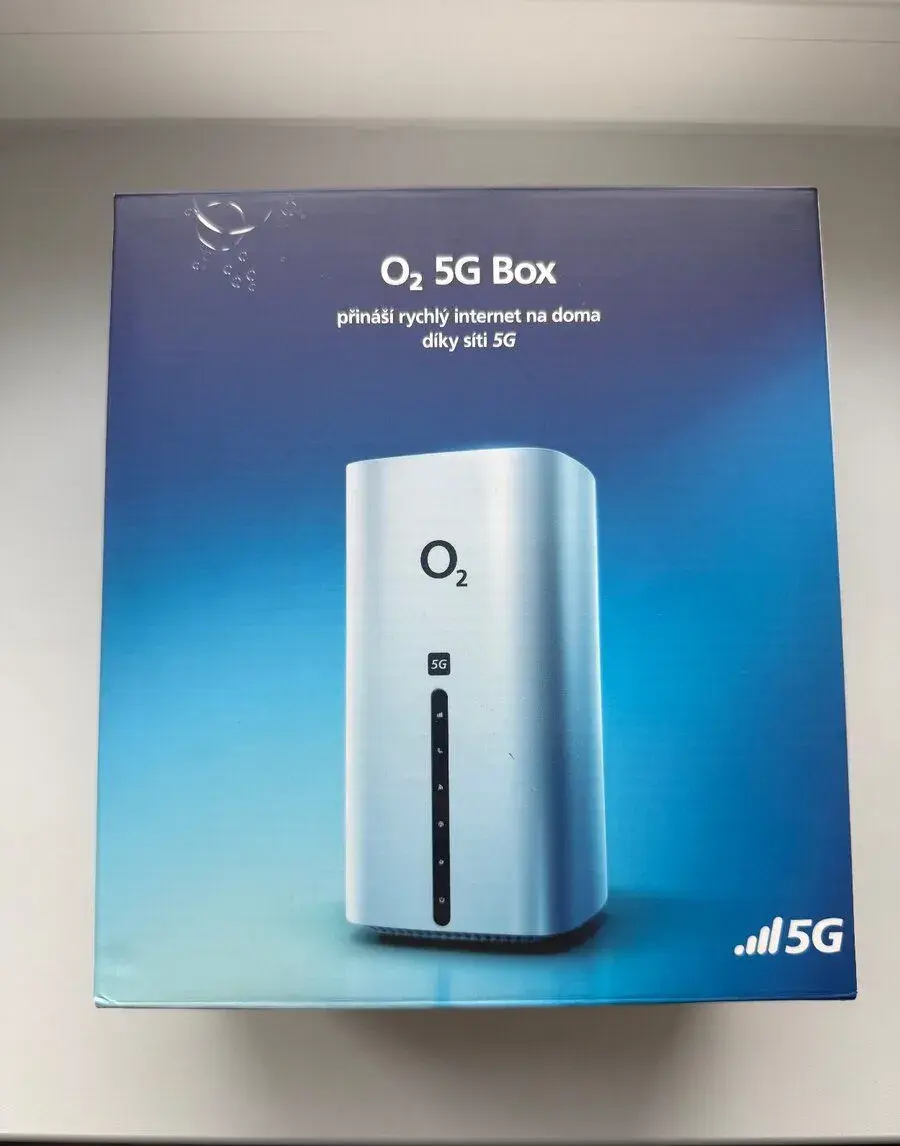 5G router O2 5G Box (TP-Link) – Kompletní balení, rok starý