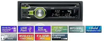 JVC KD-R422 , USB , MP3 , CD , AUX