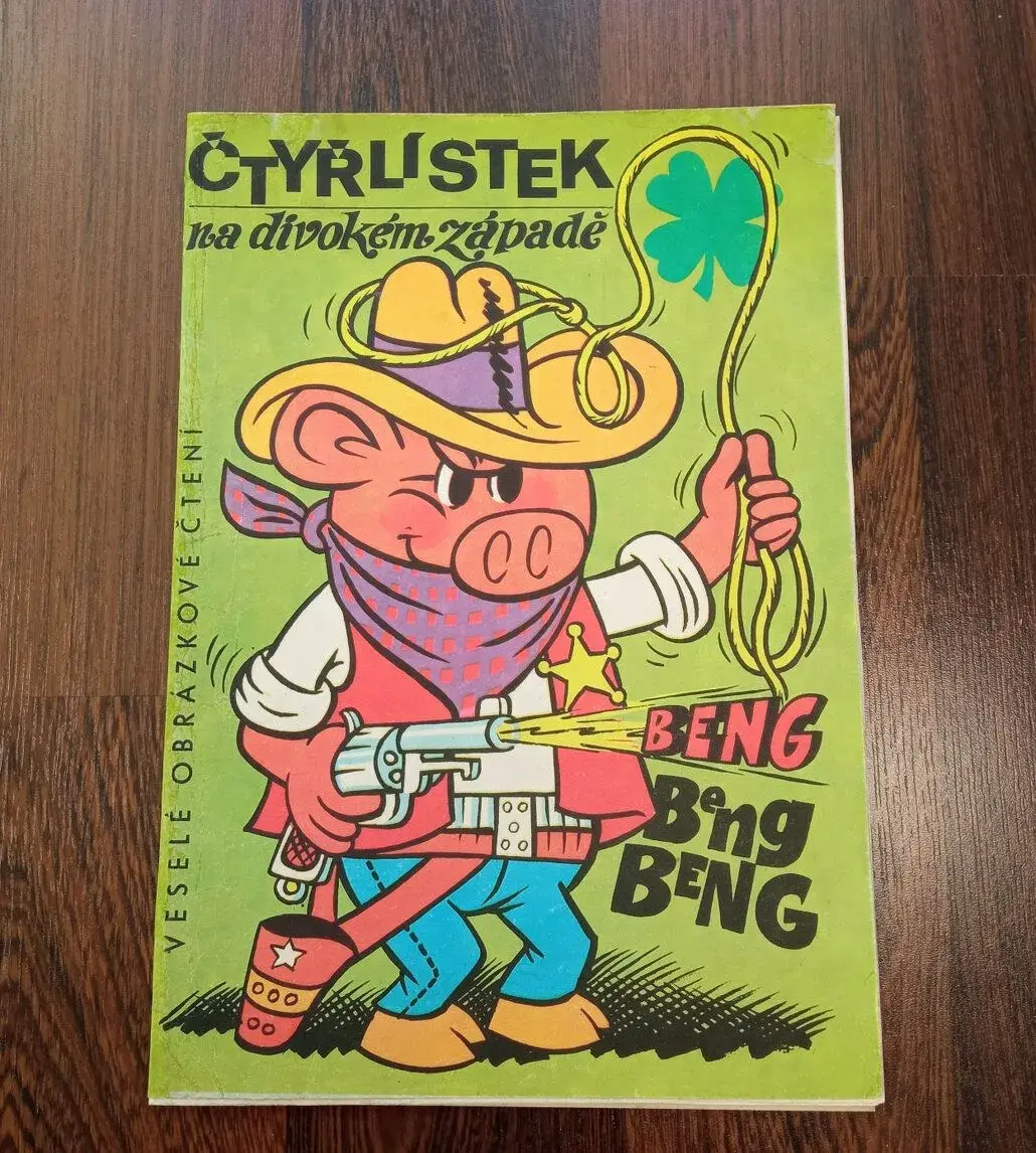 Čtyřlístek na divokém západě č. 5 r. 1969