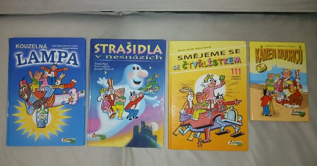 Čtyřlístek - za 4 knihy dle fotek