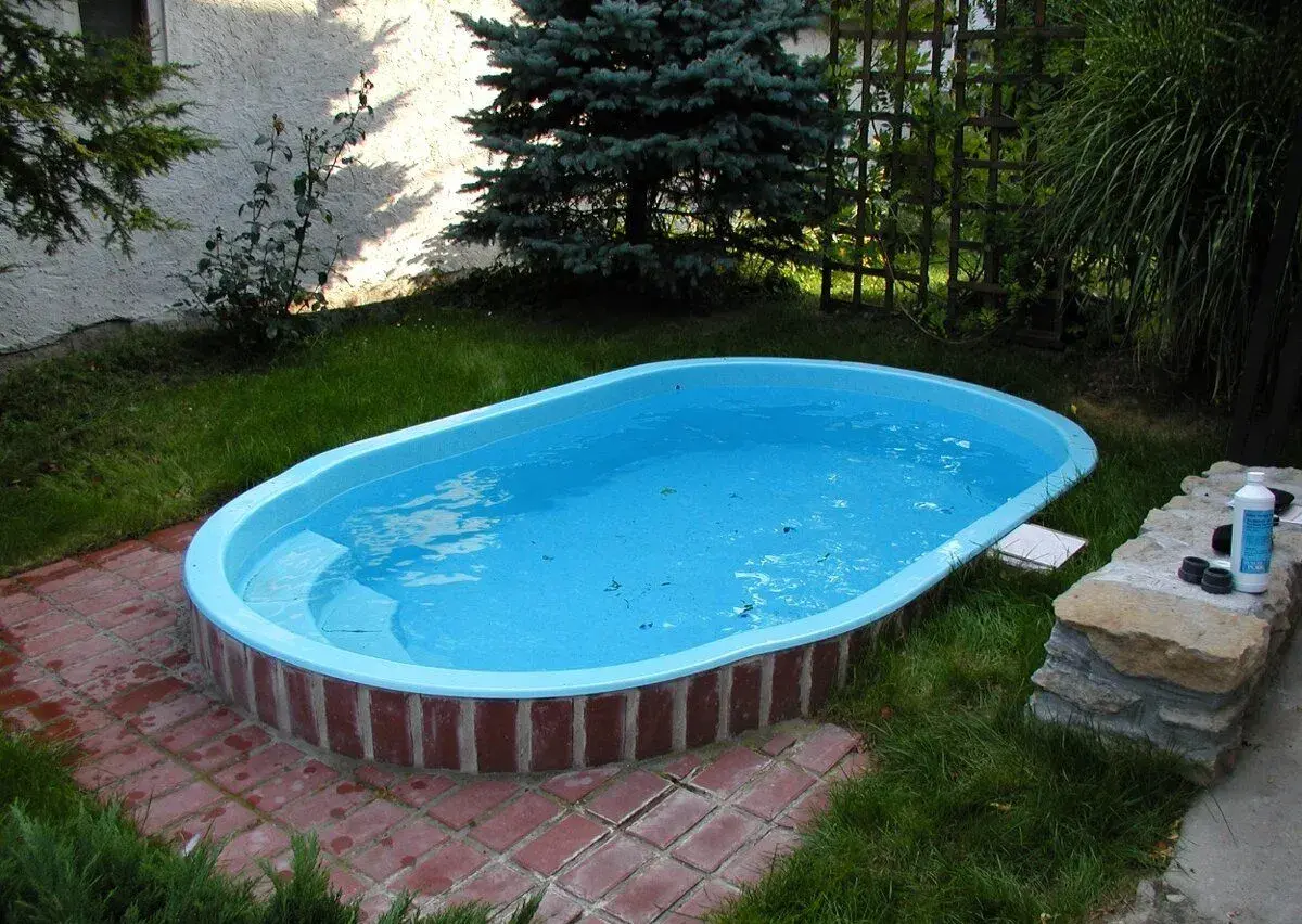 Bazén-sklolaminát-3,6x2,1x1,0 m nový nepoužitý