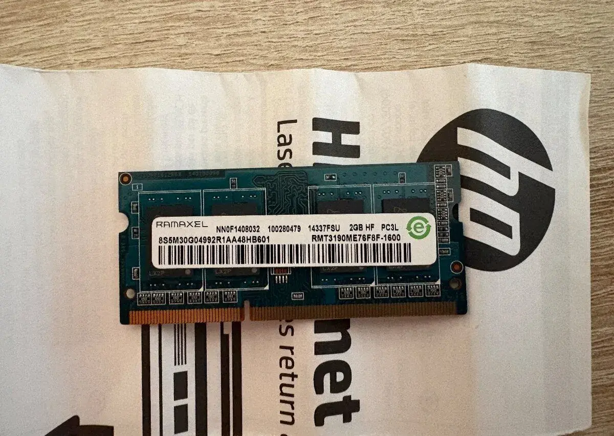 RAM do notebooku Ramaxel 2 GB