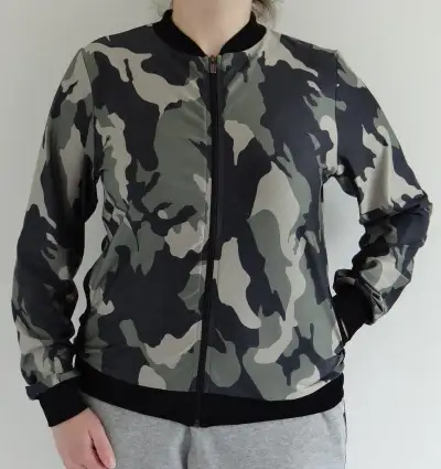 Dámská maskáčová mikina na zip Litex (vel. M)