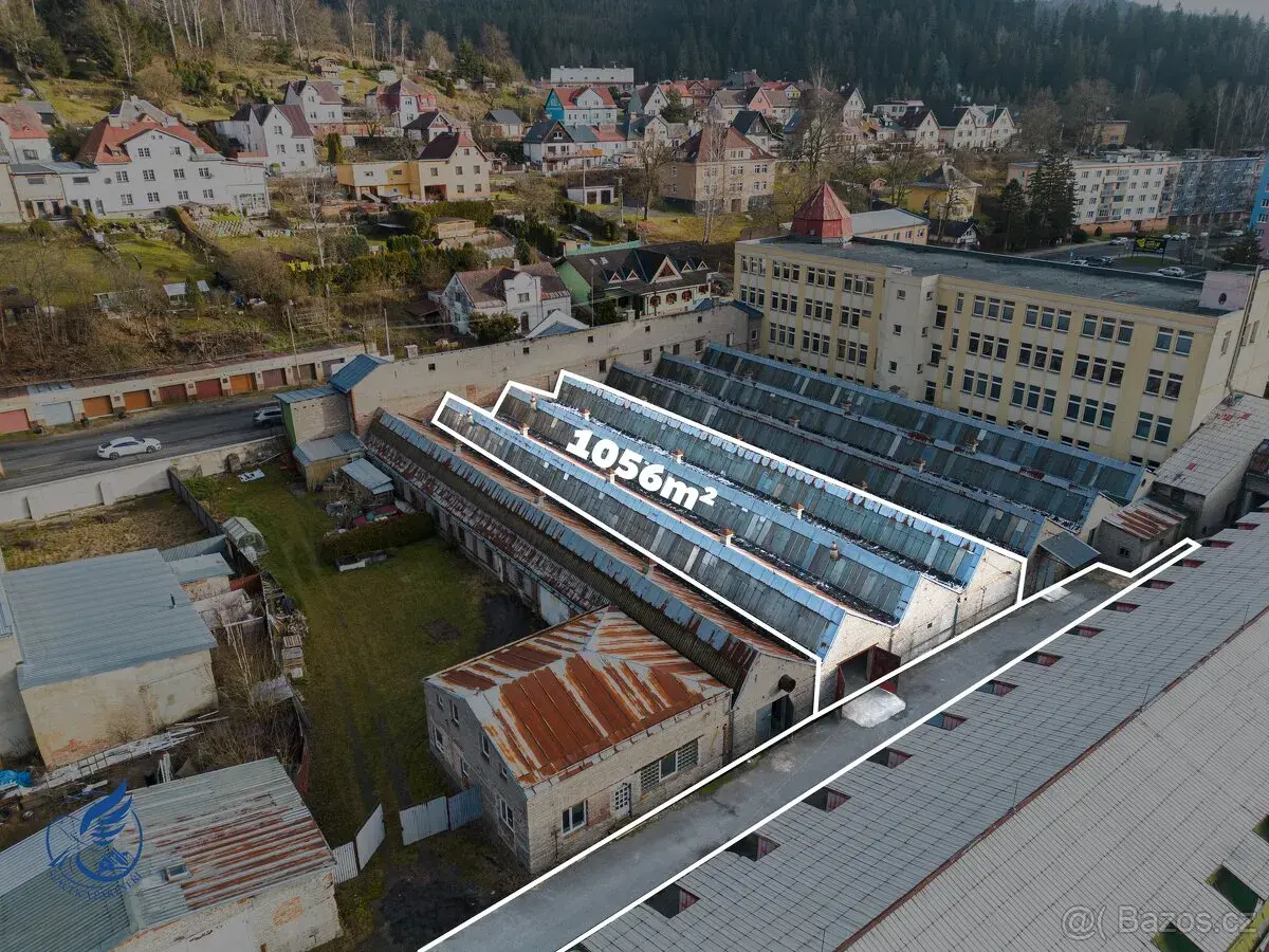 Prodej skladu 1056 m² Kraslice - TIR příjezd