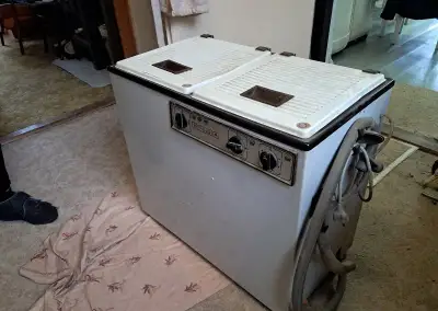Retro pračka se ždímačkou ROMO Fulnek TYP RC 290.1 – plně fu