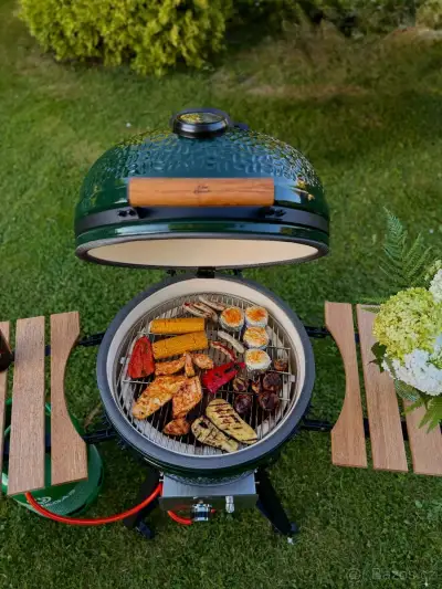 Hybridní keramický kamado gril 22"