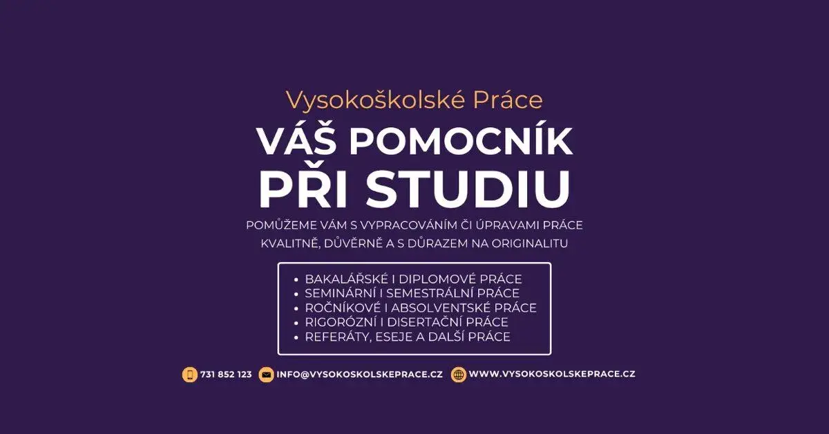 Bakalářské, diplomové, seminární i jiné odborné práce