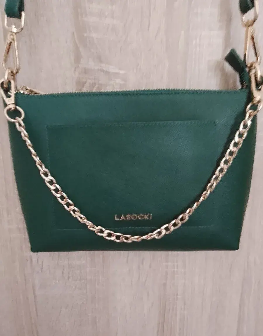 Krásná zelená kabelka Lasocki