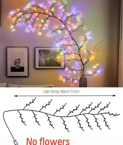 Nová světelná sakura 96 LED