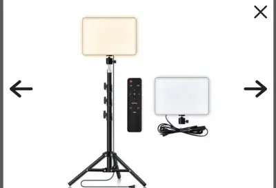 LED studiová panelová lampa