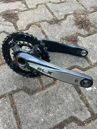 Kliky shimano slx 175 + stred shimano