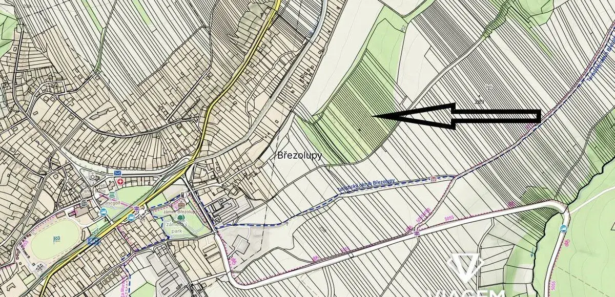 Zahrada 1 322 m²
