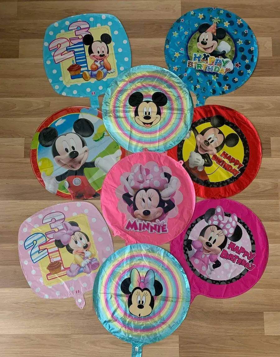 Balonky,ubrus Mickey/Minnie Mouse