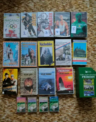 originální VHS kazety