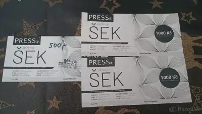 Dárkový poukaz na oblečení a doplnky značky Press