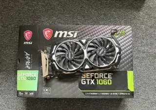 Grafická karta MSI GTX 1060 6GB OC verze