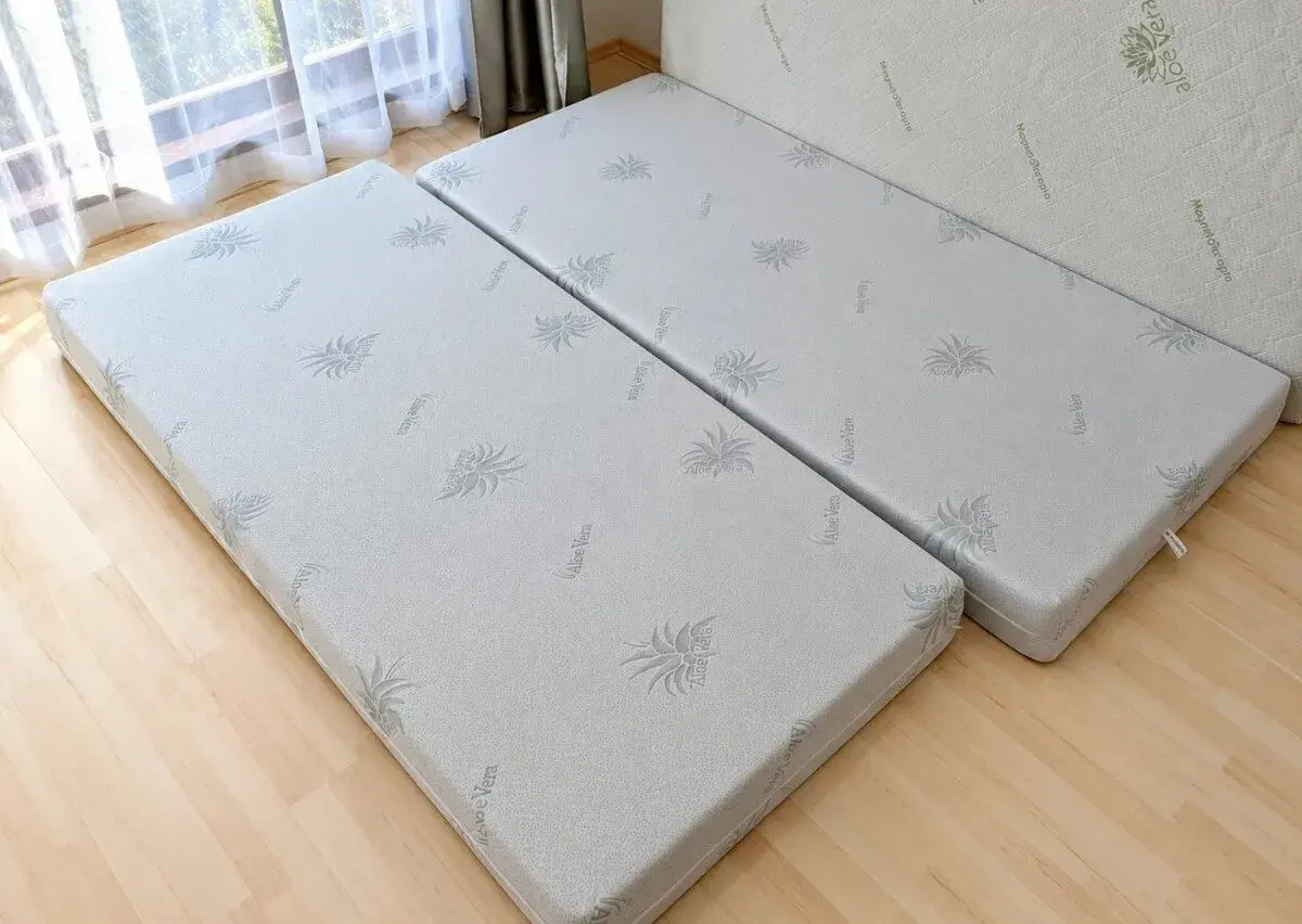 2× matrace Duolux Air 90×200 – použité jen jednou