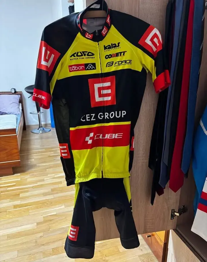Cyklistický dres + kraťasy ČEZ Cyklo Team Tábor (Kalas)