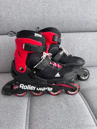 Brusle rostoucí RollerBlade, top stav, vel. 36,5-40,5