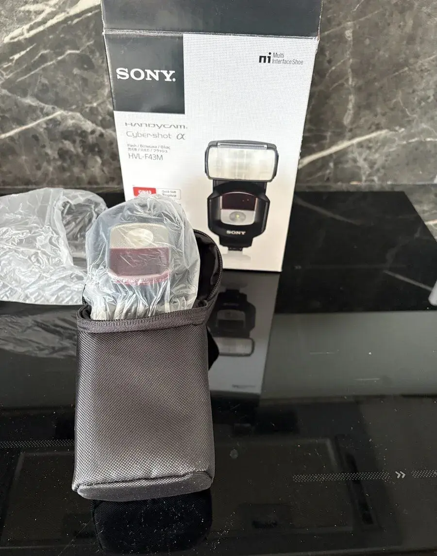Sony HVL-F43M blesk – nepoužitý, kompletní balení (A7, a6000