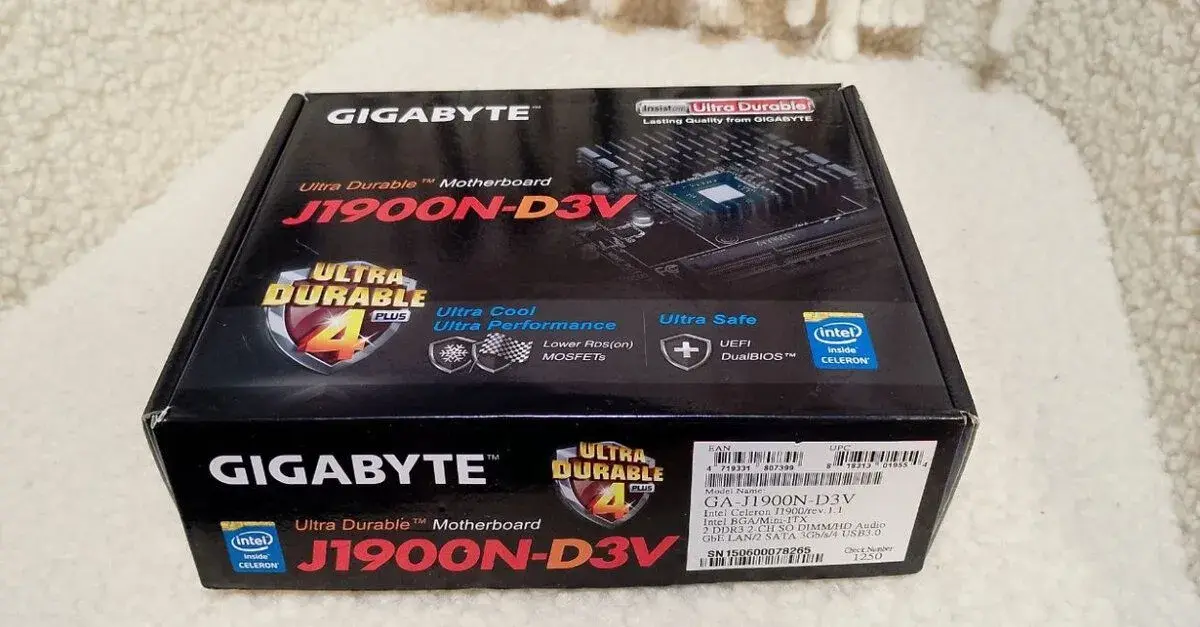 GIGABYTE GA-J1900N-D3V Mini-ITX – Intel J1900, 2x LAN