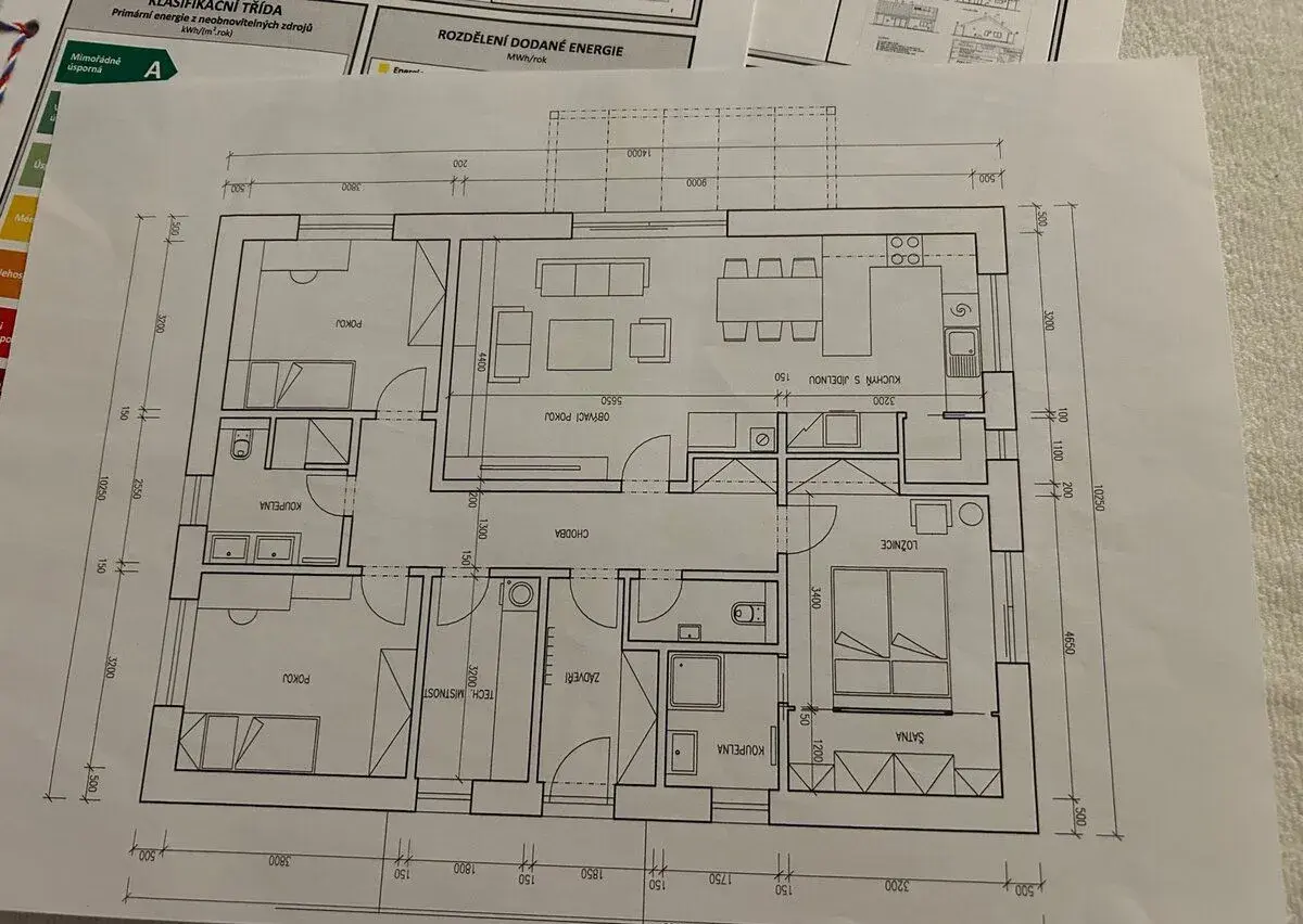 kompletní projektová dokumentace RD, pro stavební povolení