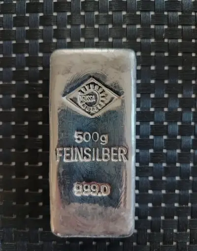 Investiční stříbrný slitek 500 g – ÖGUSSA