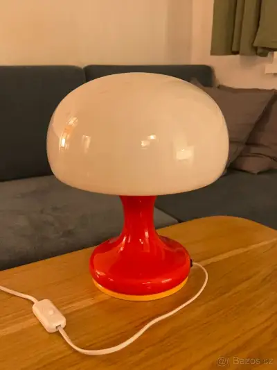 Osvětlovací sklo Štěpán Tabery retro skleněná lampa