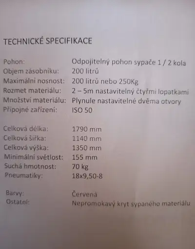 Posypový vozík