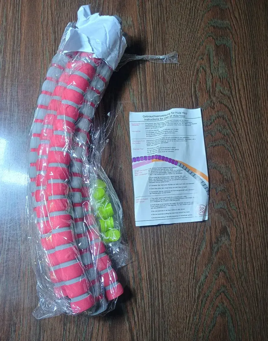 Skládací kovová obruč Hula Hoop
