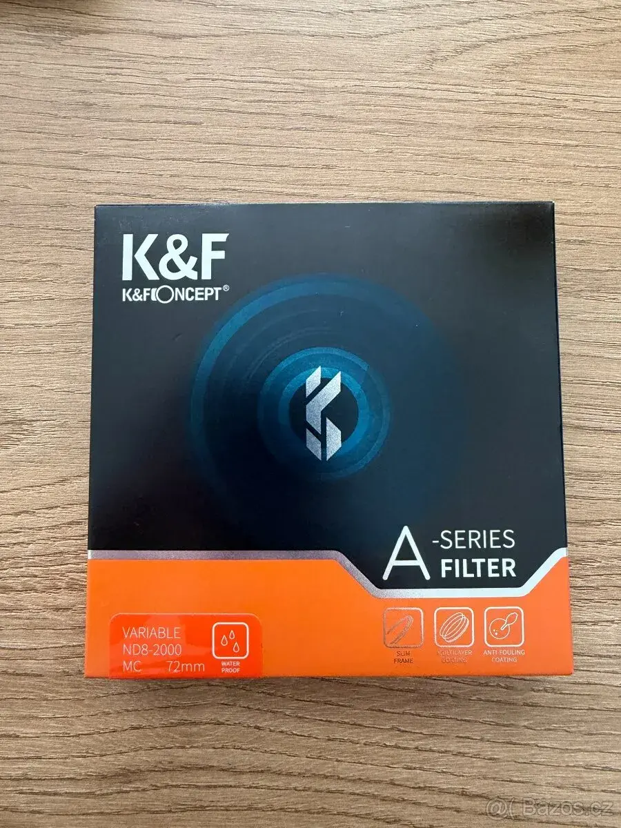 KF Concept variabilní ND filtr 8-2000 (72mm)
