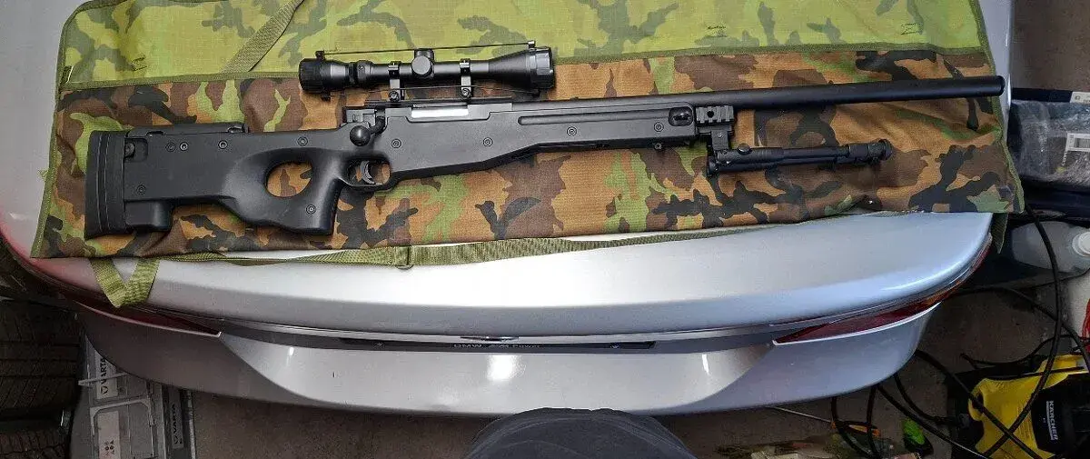 Airsoft sniper L96 (MB01C UPGRADE) + puškohled + dvojnožka