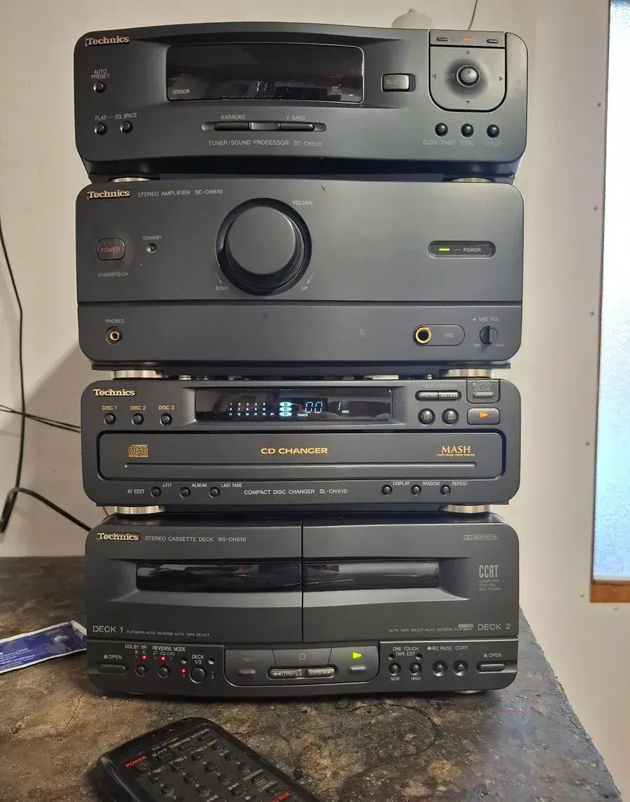 Hifi sestava Technics SC-CH610, kompletní a plně funkční
