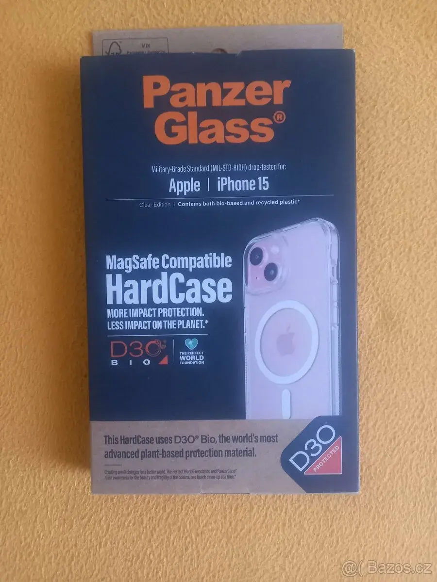 PanzerGlass Hardcase Apple iPhone 15 s ochranou vrstvou D30