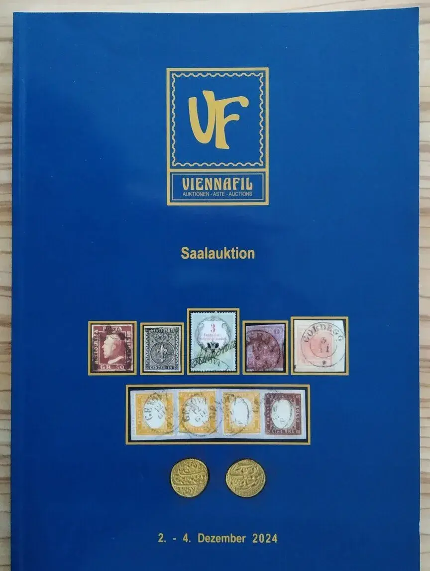 Aukční katalog Viennafil, 2024, filatelie