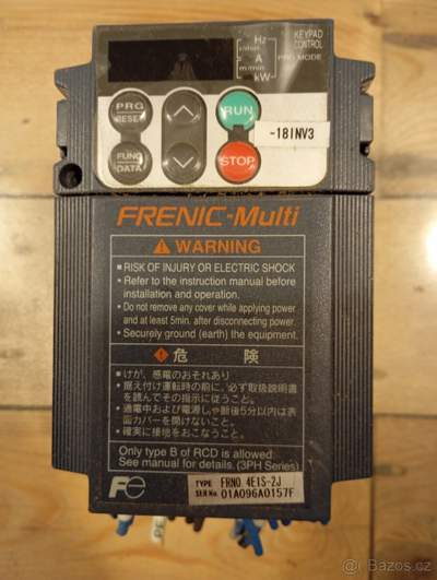Frekvenční měnič Fuji Electric FRENIC-Multi FRN0.4E1S-2J