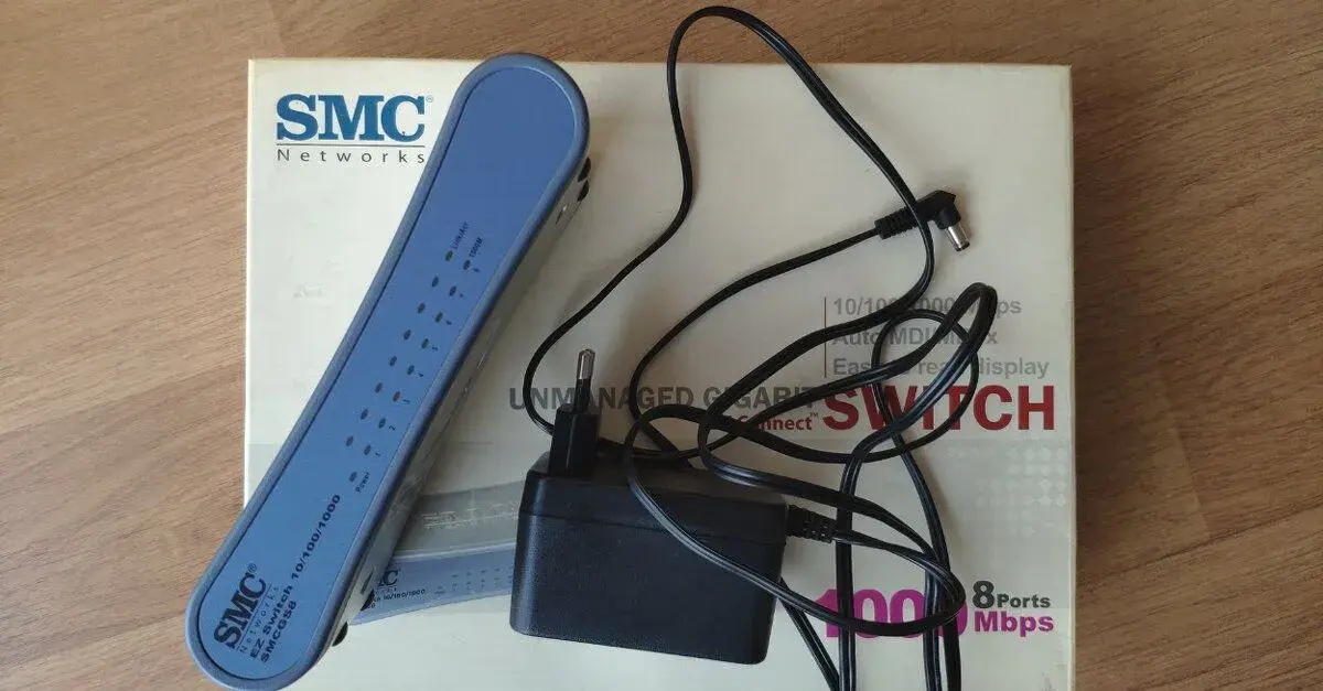 Switch SMC EZ Connect GS8, 8-port
