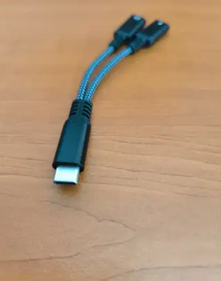 rozbočovače USB-C a 3,5mm jack