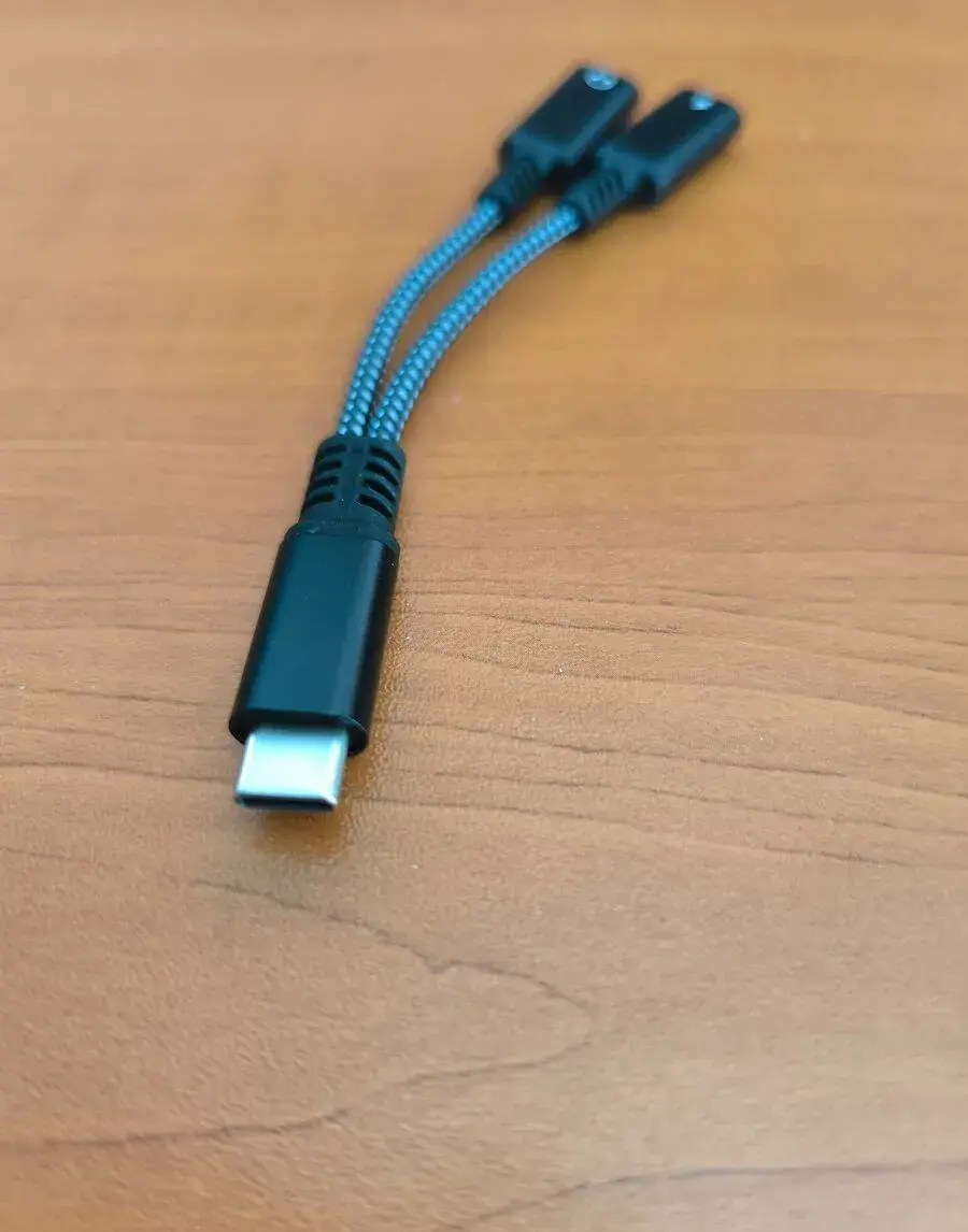 rozbočovače USB-C a 3,5mm jack