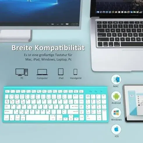 Bluetooth klávesnice JOYACCESS, bezdrátová klávesnice