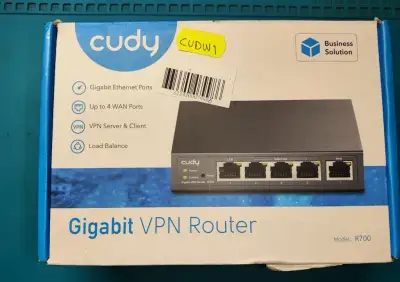 Cudy R700 Multi-WAN Gigabit VPN router 5× GbE