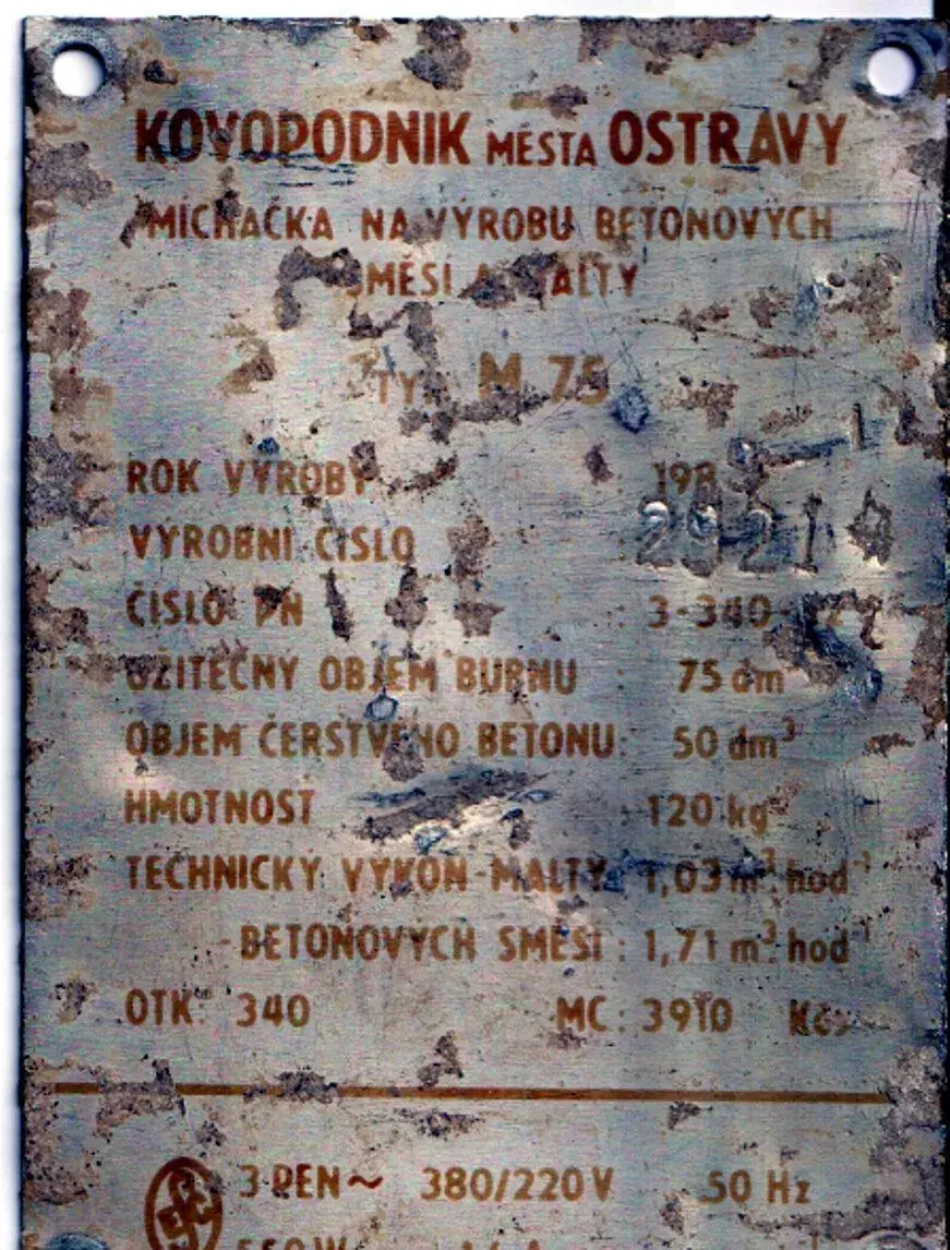 Míchačka Kovopodnik m. Ostravy