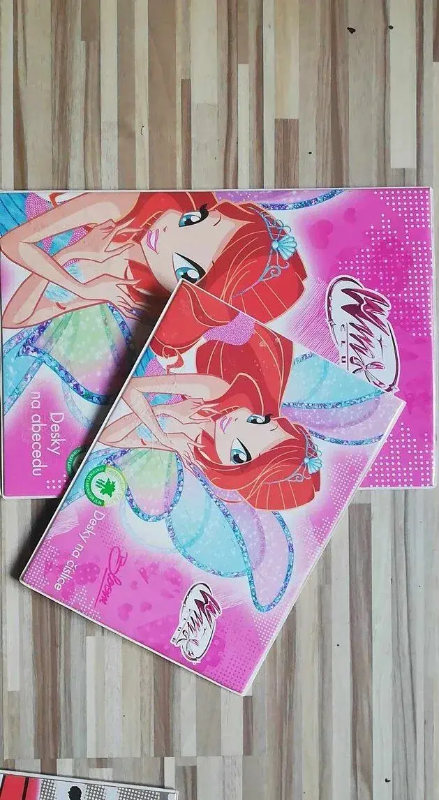 Desky na písmen a číslice Winx - limitovaná edice