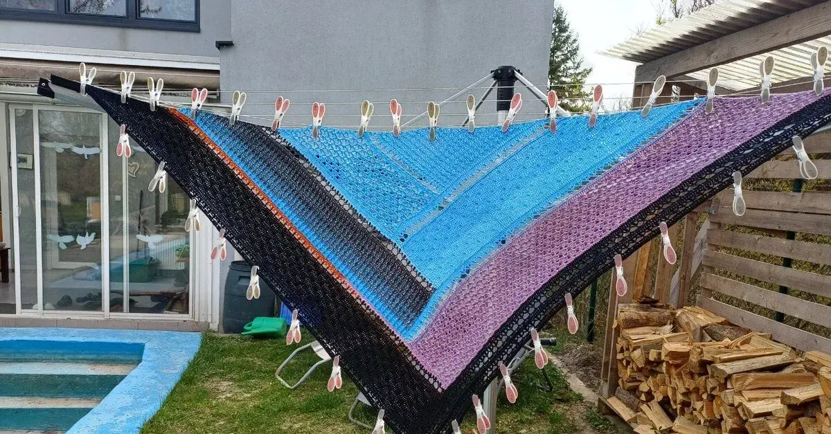 Nový háčkovany šátek