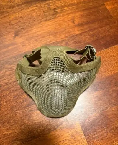 Drátěná maska na airsoft - Coyote