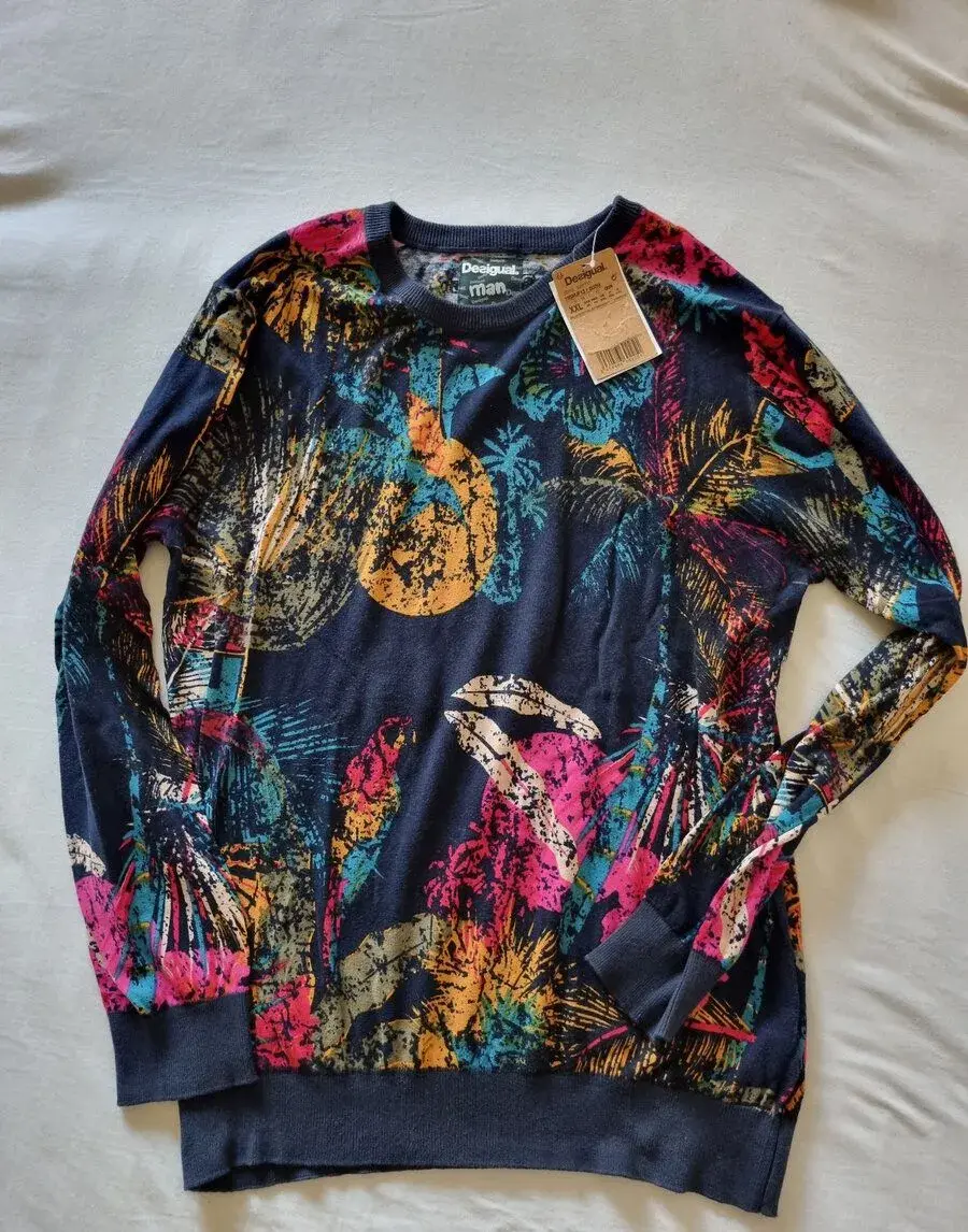 Pánský tenký svetr Desigual XXL