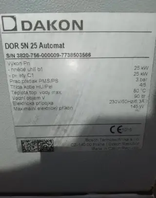 Kotel Dakon Dor 25 automat