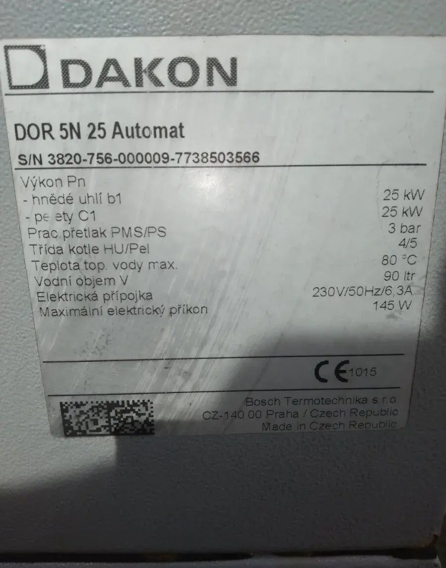 Kotel Dakon Dor 25 automat